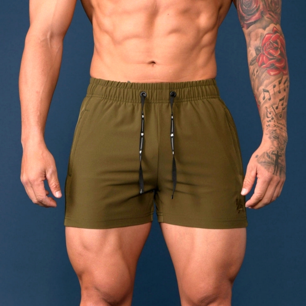 101 Bodybuilding Short Shorts Olive size S